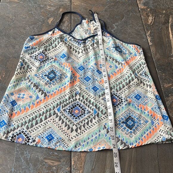 Skies are Blue Anthropologie Multicolored Racer Back Tank Top women’s Size Small - Picture 9 of 10